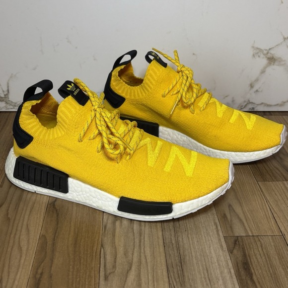adidas Other - Adidas NMD_R1 Shoes Sneakers Primeknit PK Boost EQT Yellow Black Men's 9 S23749